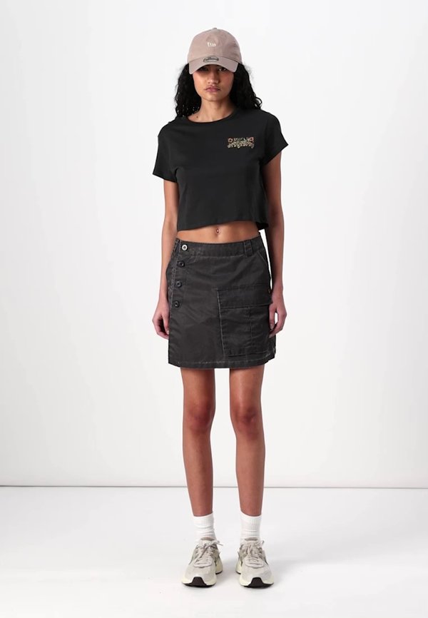 VINTAGE MINI SKIRT - Denim skirt4