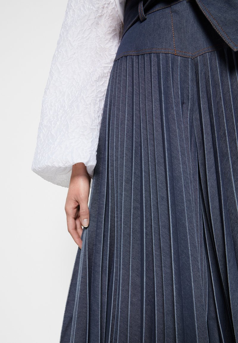 Damen Jeansröcke | Sara Battaglia HAUTE-COUTURE PLISSE Jeansrock blue/blue denim - BH94384 Damen Jeansröcke | Sara Battaglia HAUTE-COUTURE PLISSE Jeansrock blue/blue denim - BH94384