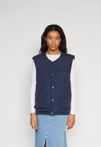 Colourful Rebel - DION CLEAN BODYWARMER - Vest - blues Väikepilt 1