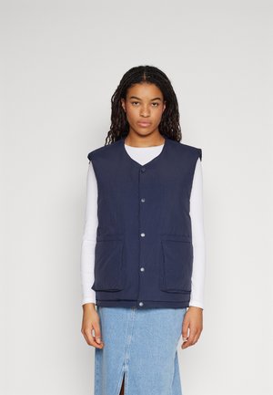 DION CLEAN BODYWARMER - Vesta - blues