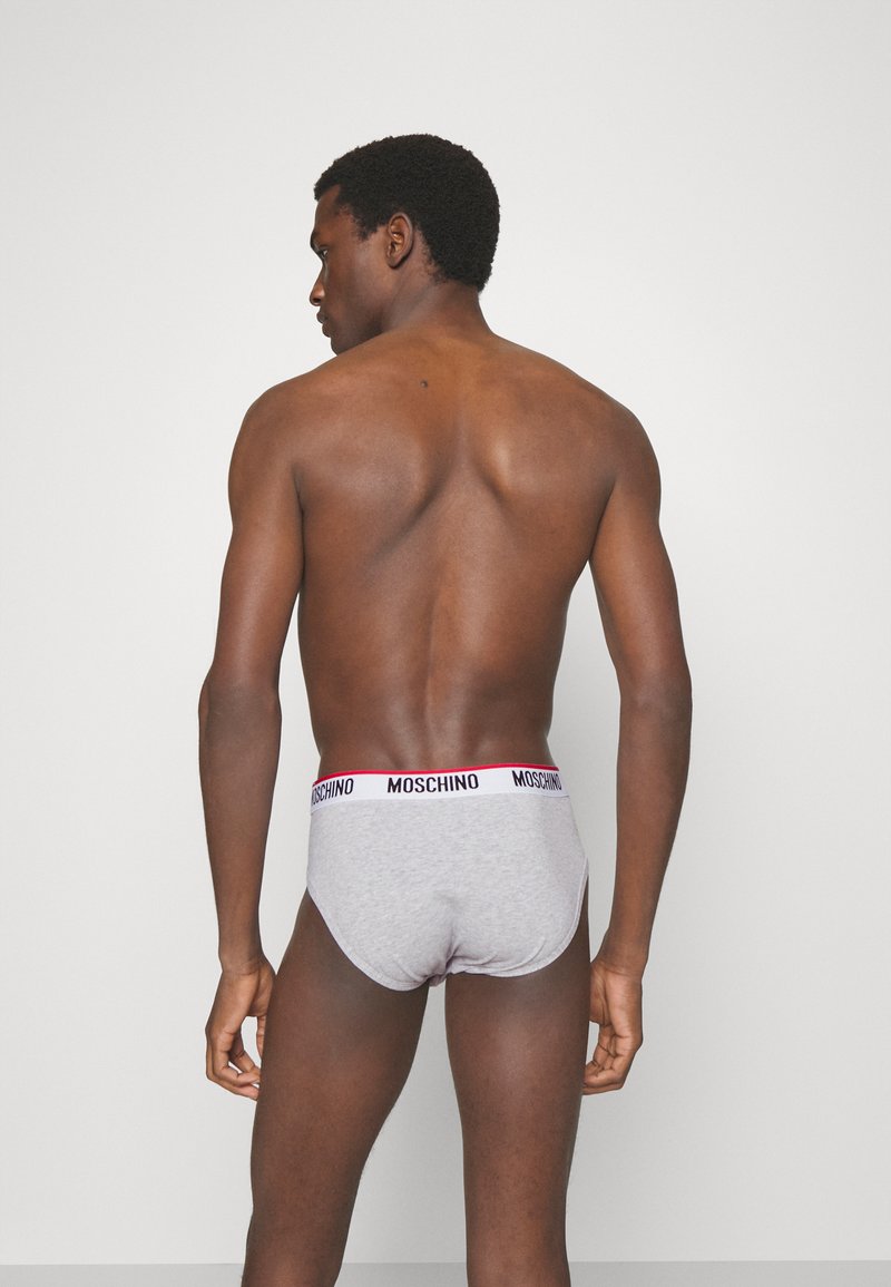 Moschino Underwear BRIEF PACK Braguitas grey/gris