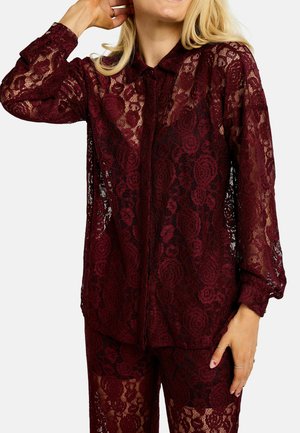 LACY - Overhemdblouse - bordeaux lace