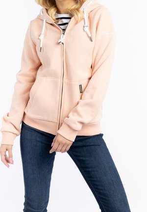 Schmuddelwedda Felpa con zip - red