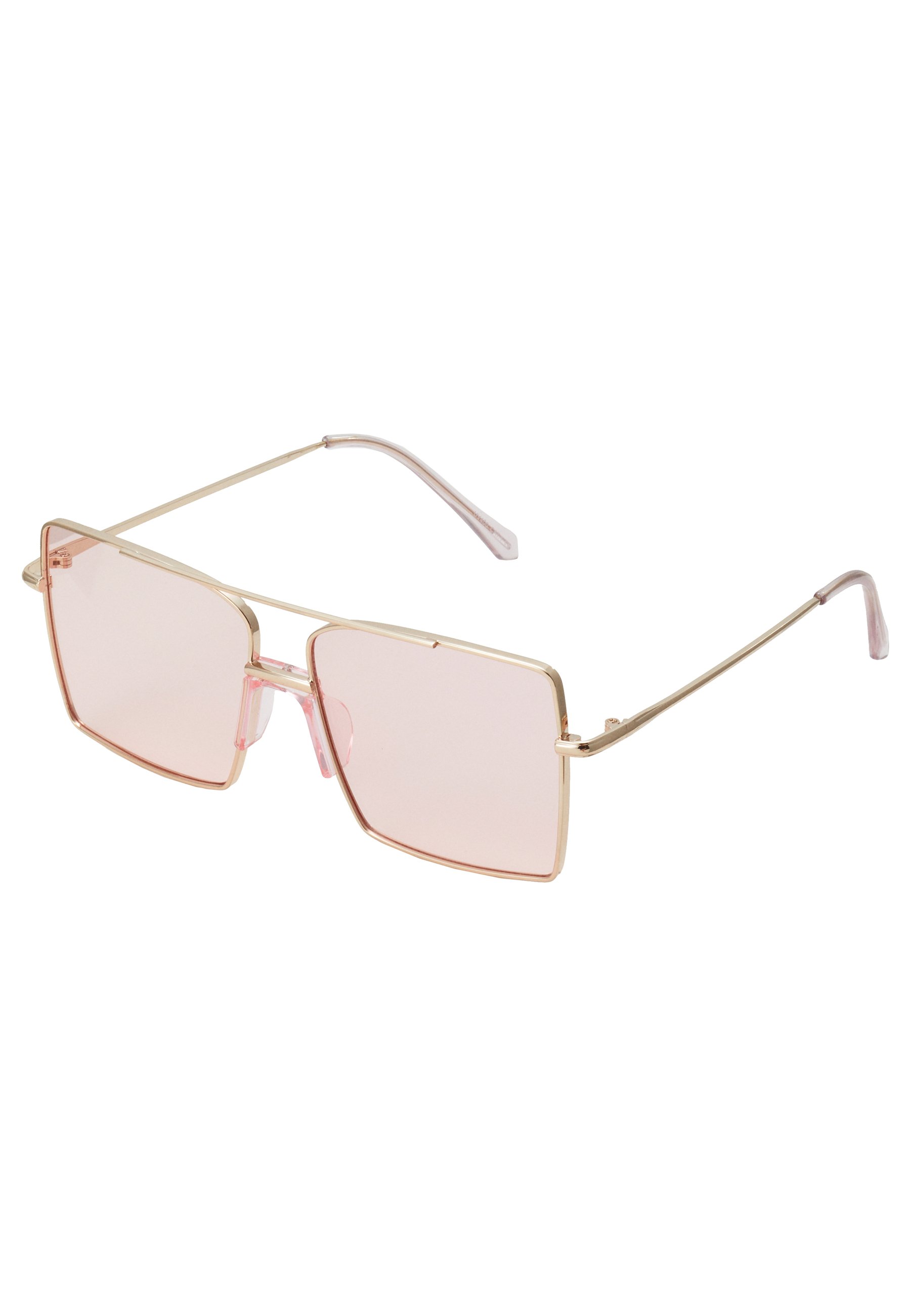 rimless tea rose sunglasses