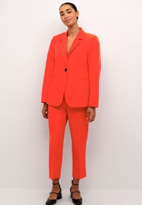 Kaffe SAKURA CROPPED - Trousers - fiery red