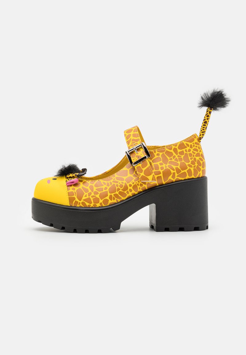 Koi Footwear TIRA MARY JANES Czółenka na platformie/żółty Zalando.pl