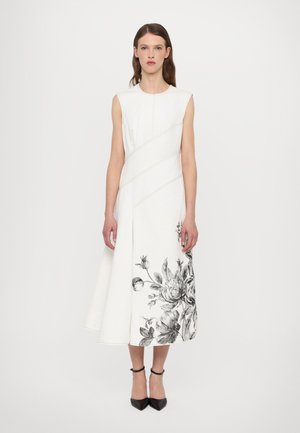 SLEEVELESS MIDI DRESS - Cocktailkleid/festliches Kleid - ecru