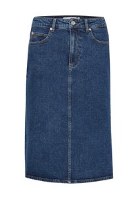 SALINEIW - Džinsinis sijonas - dark blue denim