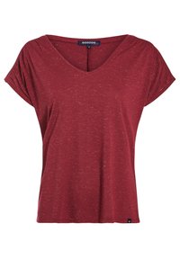 T-shirt Rose Framboise Mango Taille S/36 - Occasion En Très Bon état, Col V