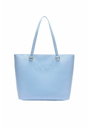 SHOPPING WITH LOGO - Shopping bag - light blue