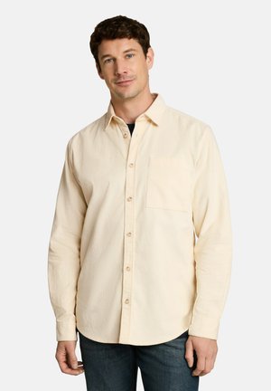 TOM TAILOR, SOFT CORDUROY SHIRT - Hemd - gardenia white
