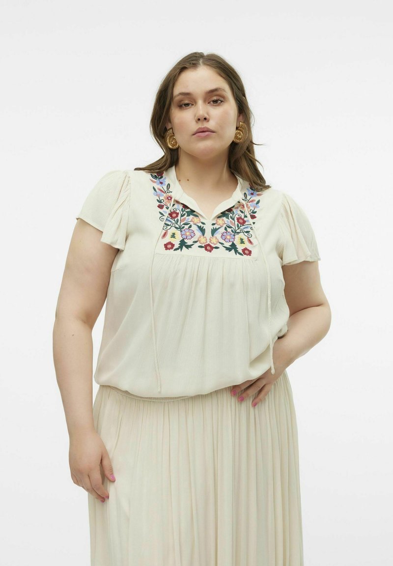 Vero Moda Curve - VMSINA  - Camicetta - birch, Ingrandire