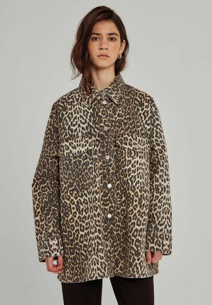 Cappotto corto - leo print