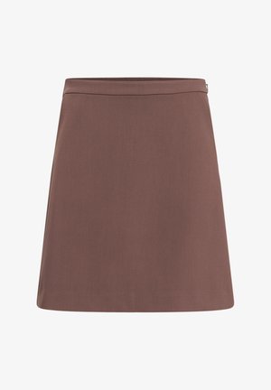 Soaked in Luxury, SOAKED IN LUXURY SLCORINNE ALINE SKIRT - Gonna a campana - brown stone