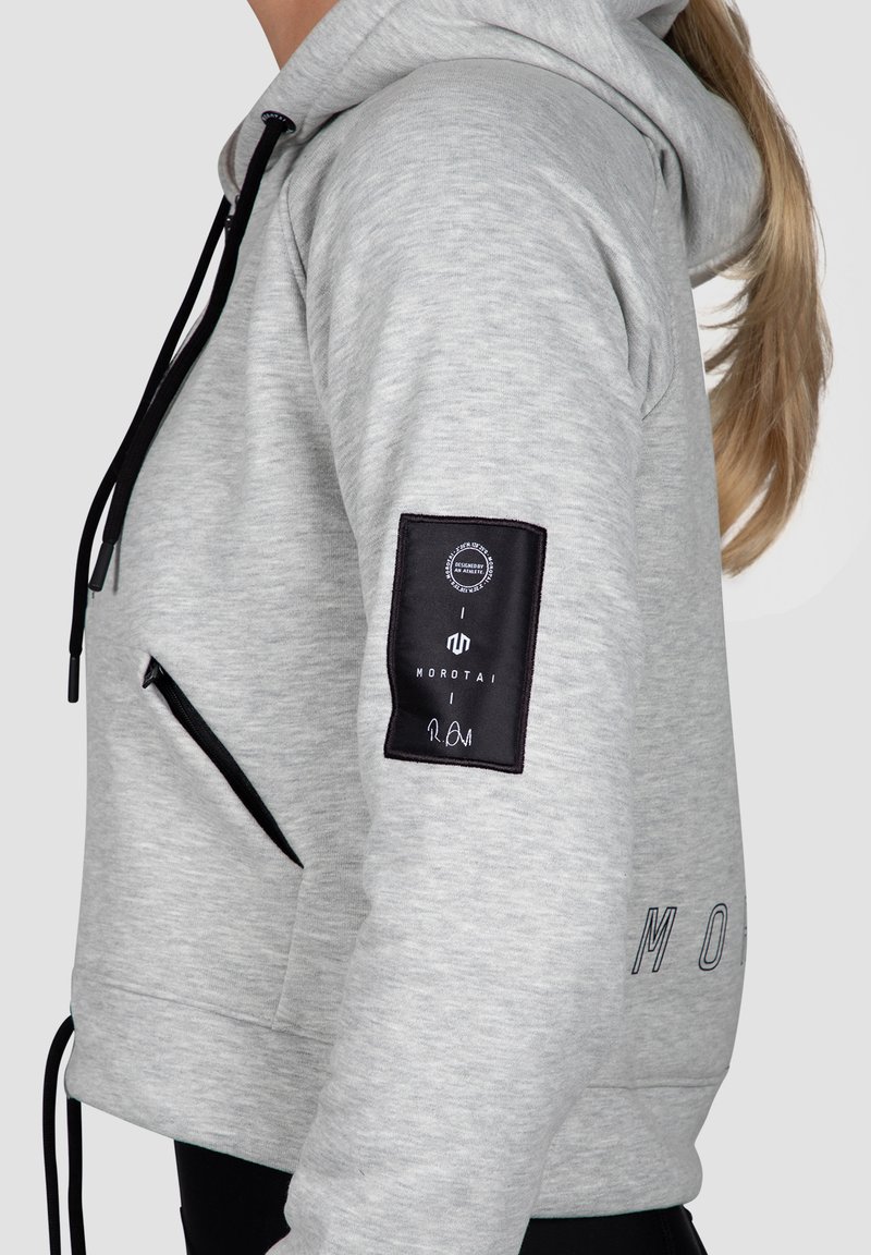 Damen Sportbekleidung | MOROTAI Sweatjacke hellgrau - IY57981 Damen Sportbekleidung | MOROTAI Sweatjacke hellgrau - IY57981