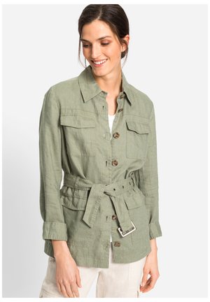 MIT GüRTEL - Summer jacket - green