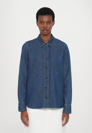 CLASSIC SHIRT WITH STRAP DETAIL - Chemisier - dark blue