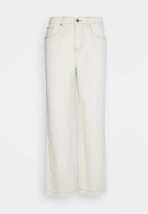 Relaxed fit jeans - off-white