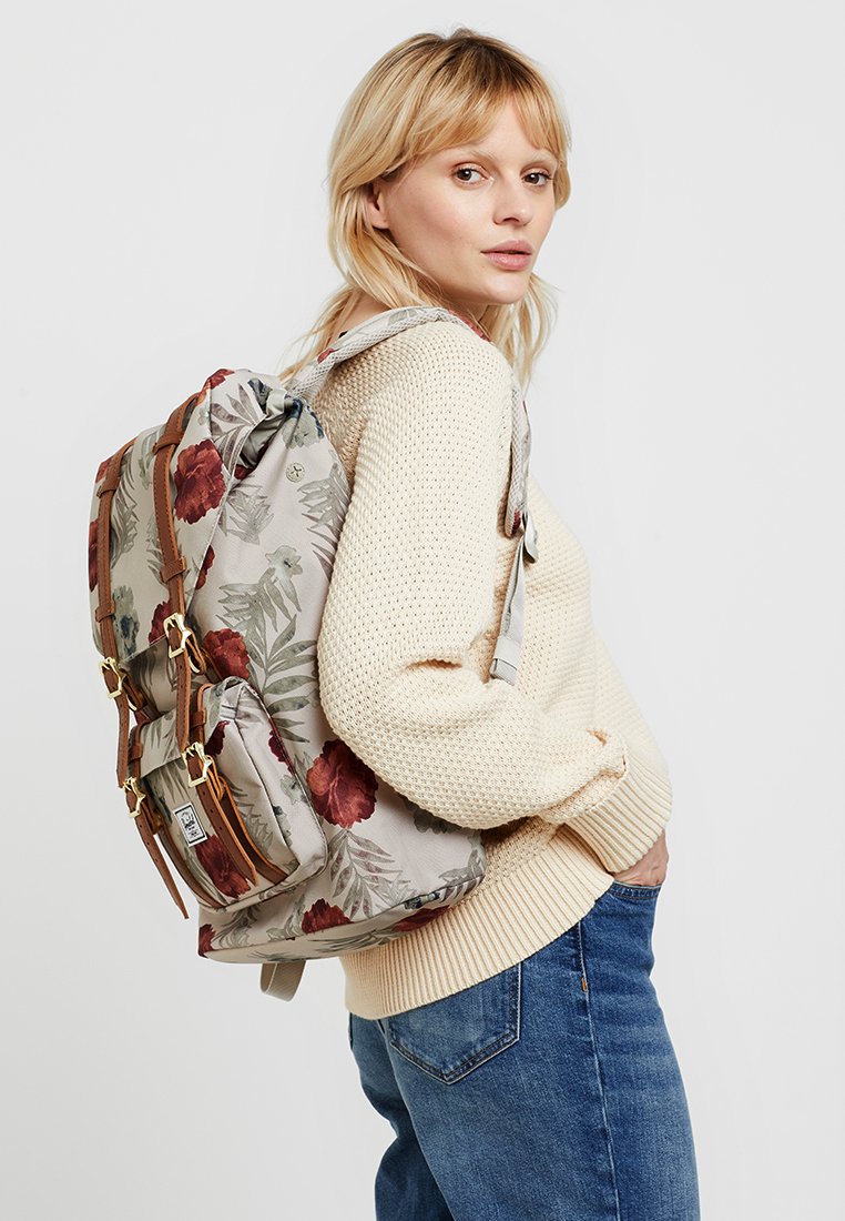 Herschel LITTLE AMERICA Tagesrucksack beigemarron Herschel LITTLE AMERICA Tagesrucksack beigemarron