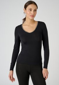 Damart MANCHES LONGUES THERMOLACTYL SENSITIVE - Maglietta intima - noir