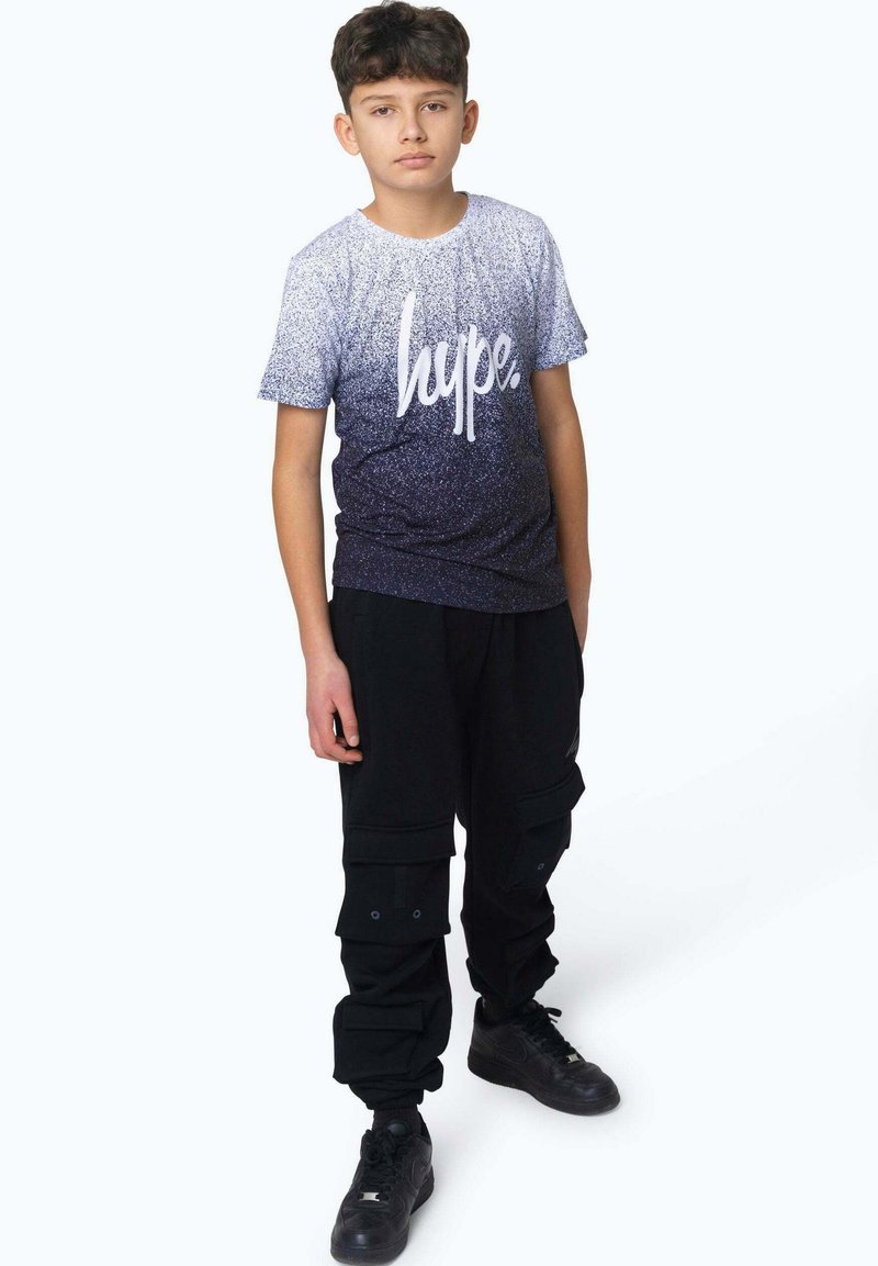 Hype T-shirt print donkerblauw