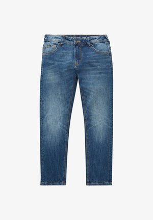 JOHN - Straight leg -farkut - used mid stone blue denim