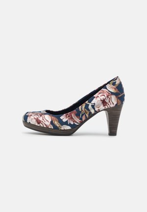 Plateaupumps - blue