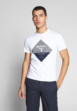 DIAMOND TEE - T-shirt con stampa - white