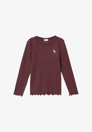 Ilgarankovis viršutinės dalies drabužis - bordeaux