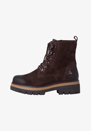 Marco Tozzi BY GUIDO MARIA KRETSCHMER - Platform ankle boots - mocca