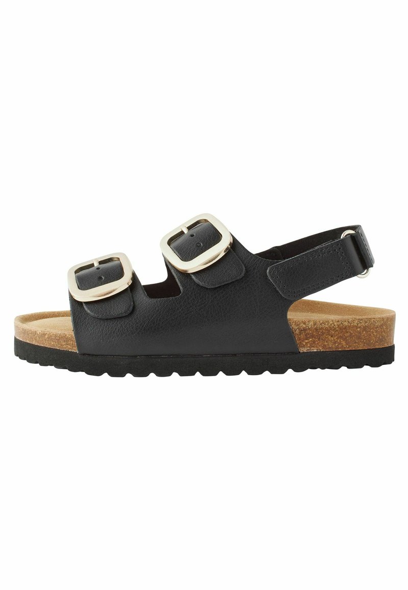 Next TWO  - Sandále - black leather