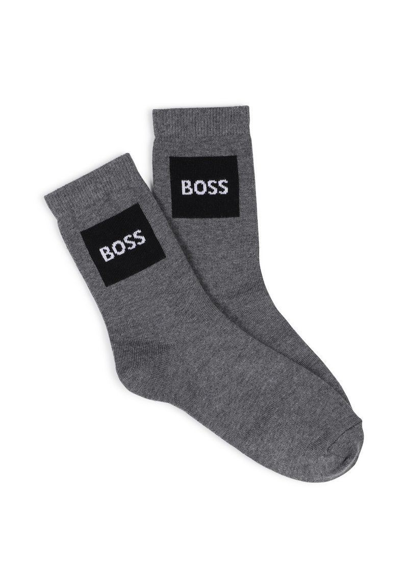 3 Paia Calze HUGO BOSS Uomo Nero - Mid Calf - Taglia 7-9 (US) - Nuove Con Etichette