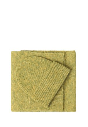 SET - Scarf - intensive green melange