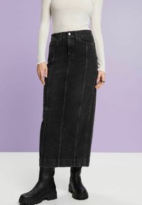Esprit Jupe en jean - black