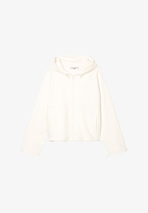 Marc O'Polo DENIM Zip-up sweatshirt - white