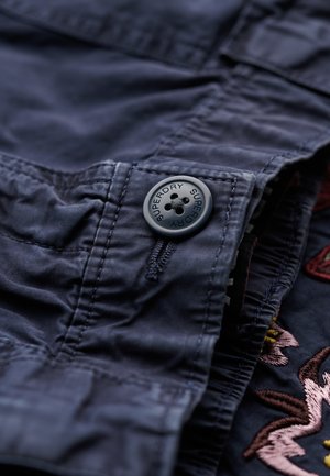 Superdry & Co EMBROIDERED - Pantalon cargo - lauren navy