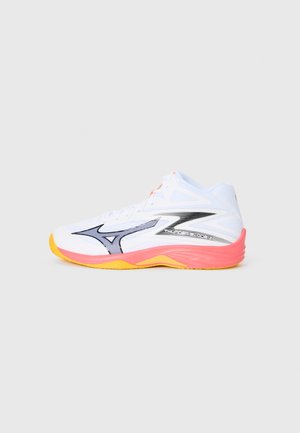 THUNDER BLADE Z - Zapatillas de voleibol - white/fiery coral/citrus