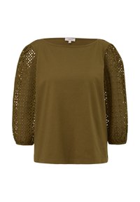 s.Oliver IM FABRICMIX - Blouse - olivgrün