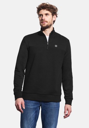 TROYER STRUKTUR - Sweatshirt - schwarz