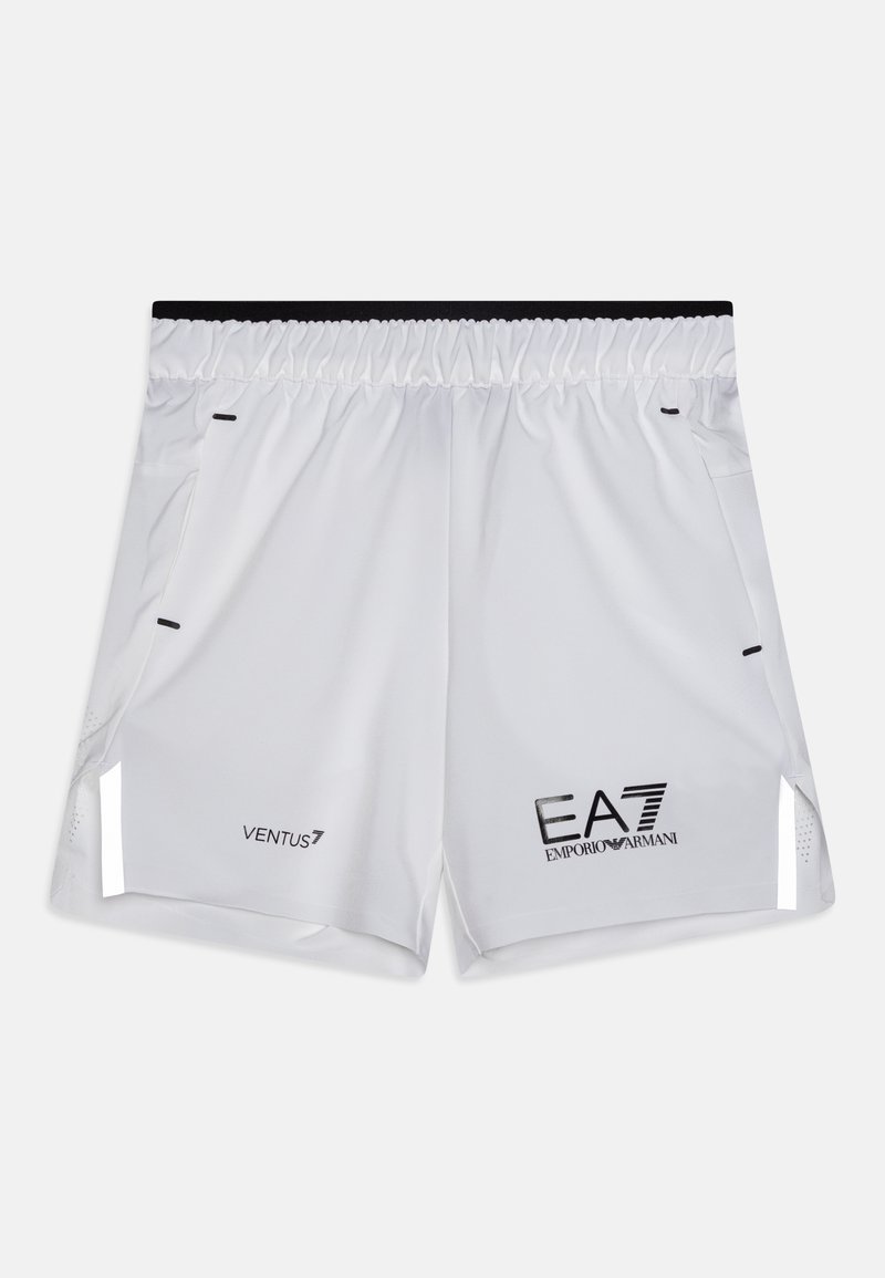 EA7 Emporio Armani UNISEX - Pantalón corto de deporte - white