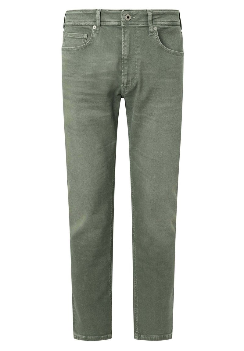 Pepe Jeans Slim fit jeans olijfgroen Pepe Jeans Slim fit jeans olijfgroen