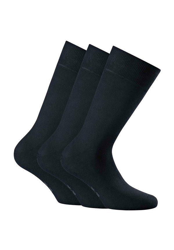 UNISEX 6ER PACK KURZ EINFARBIG - Socks - schwarz marine3