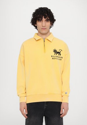 Billionaire Boys Club LION QUARTER ZIP - Sweatshirt - washed mustard