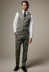 Next TRIMMED CHECK - REGULAR FIT - Vest - neutral