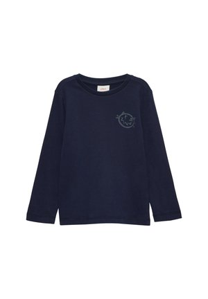 MIT GROSSEM RÜCKEN - Langarmshirt - navy