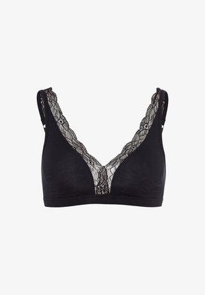 Hanro Trojúhelníková podprsenka - black