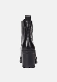 Lauren Ralph Lauren CAMERON BURNISHED LEATHER BOOTIE - Puszābaki ar platformu - black