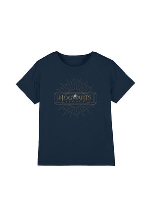 Warner Brothers, HOGWARTS LEGACY FULL COLOR LOGO UNISEX - Print T-shirt - dark blue