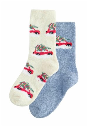 2 PACK - Socken - red christmas car