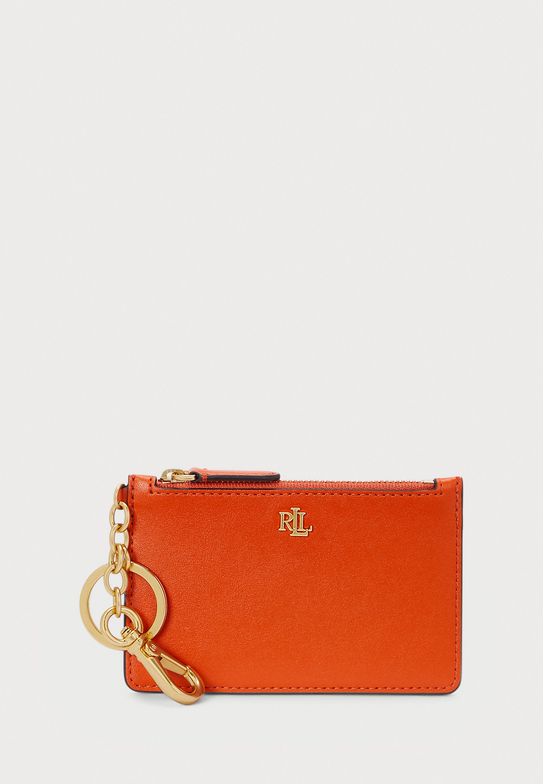 Lauren Ralph Lauren LEATHER ZIP CARD CASE - Geldbörse